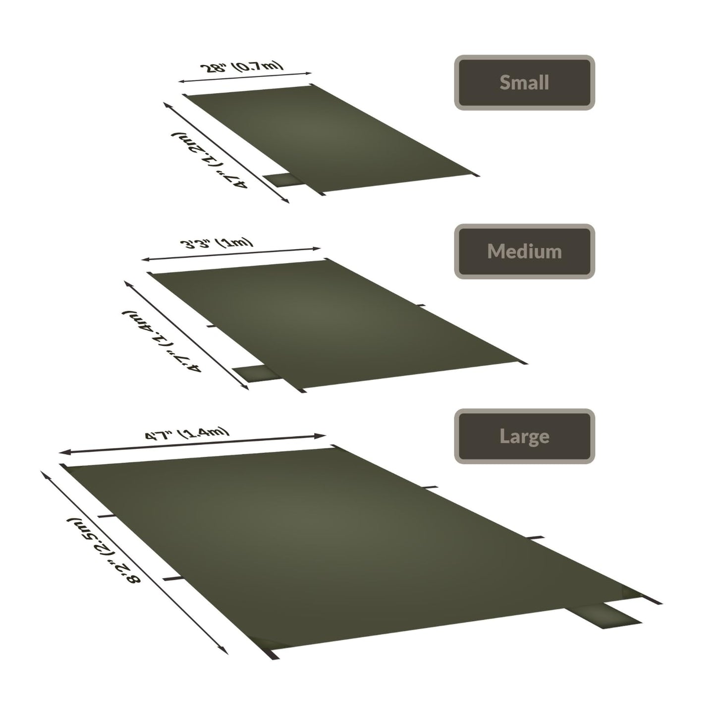 Onewind Ultralight Tent Footprint, 20D Silnylon Groundsheet 4000mm Waterproof Rate PU Coating, Lightweight Camping Tarp Tent Floor for Backpacking Hiking and Thru-Hiking, 98" *55"