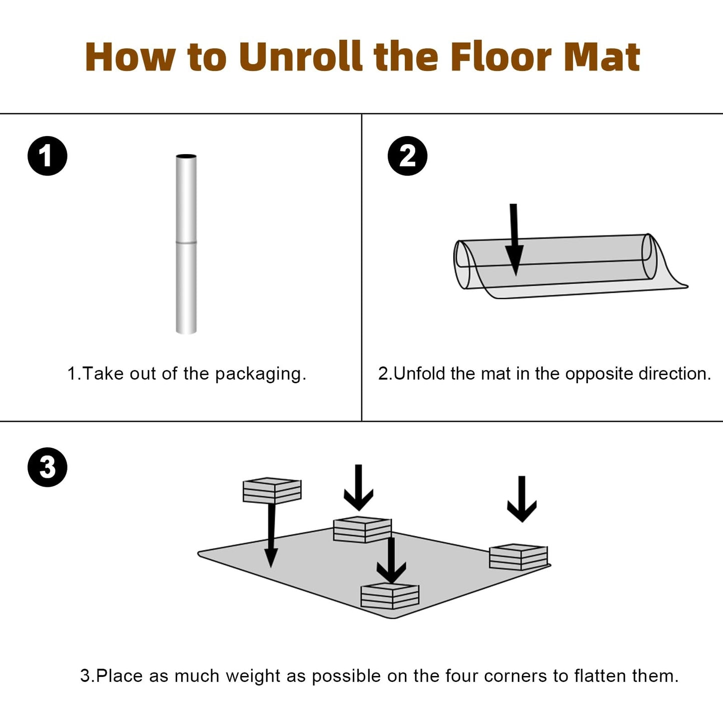 Royhom Clear Chair mat for Hardwood Floor 30 x 48 Inches, Clear Floor Mat for Rolling Chairs, Desk Hard Surface Pad, Waterproof Rectangle Protector Pad