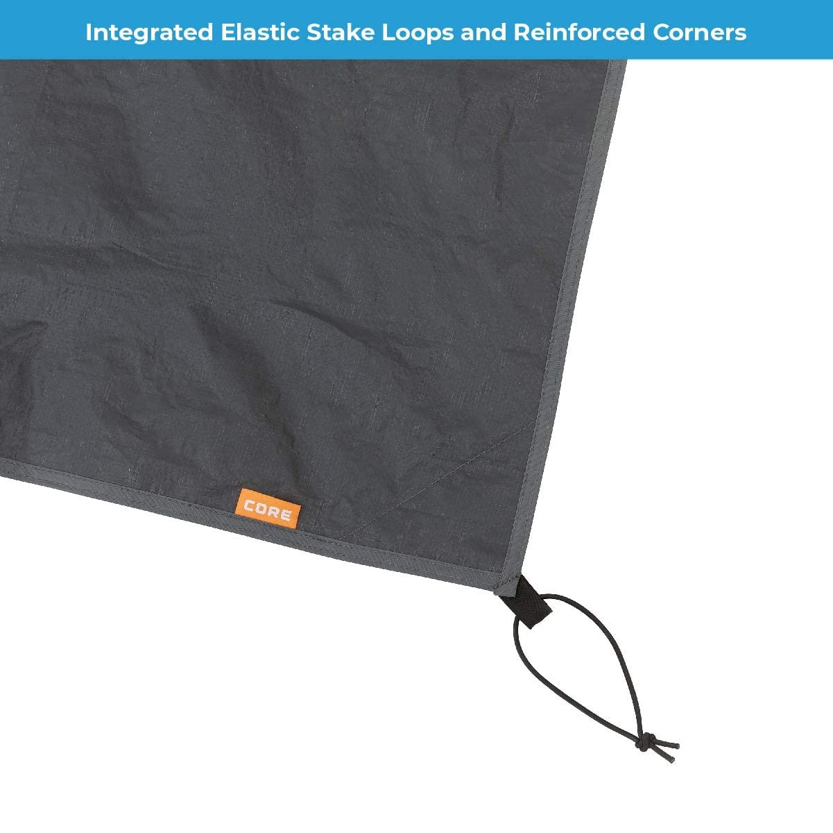 CORE Outdoor Tent Footprints | Perfect Tarp Camping Accessories for Easy Camp Setup (9 Person Instant Cabin Tents)