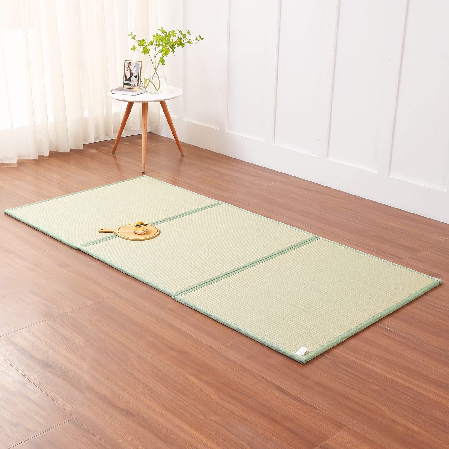 KITBRHOME Natural Igusa Rush Grass Floor Tatami Mat,Twin, 79" x 39" x 0.5"