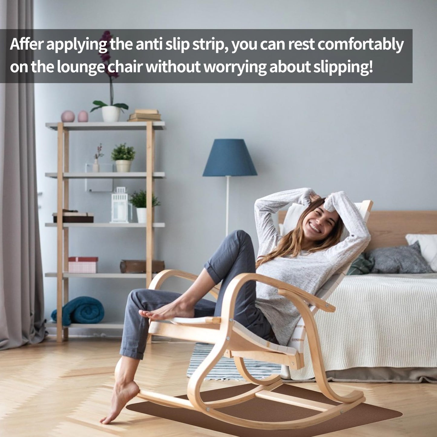 Recliner Pads for Hardwood Floors,Non Slip Recliner Grippers,Under Recliner Floor Protectors,Furniture Pads to Prevent Sliding,Non Slip Furniture Rail Pad for Recliners,Swivel Chairs,Coffee