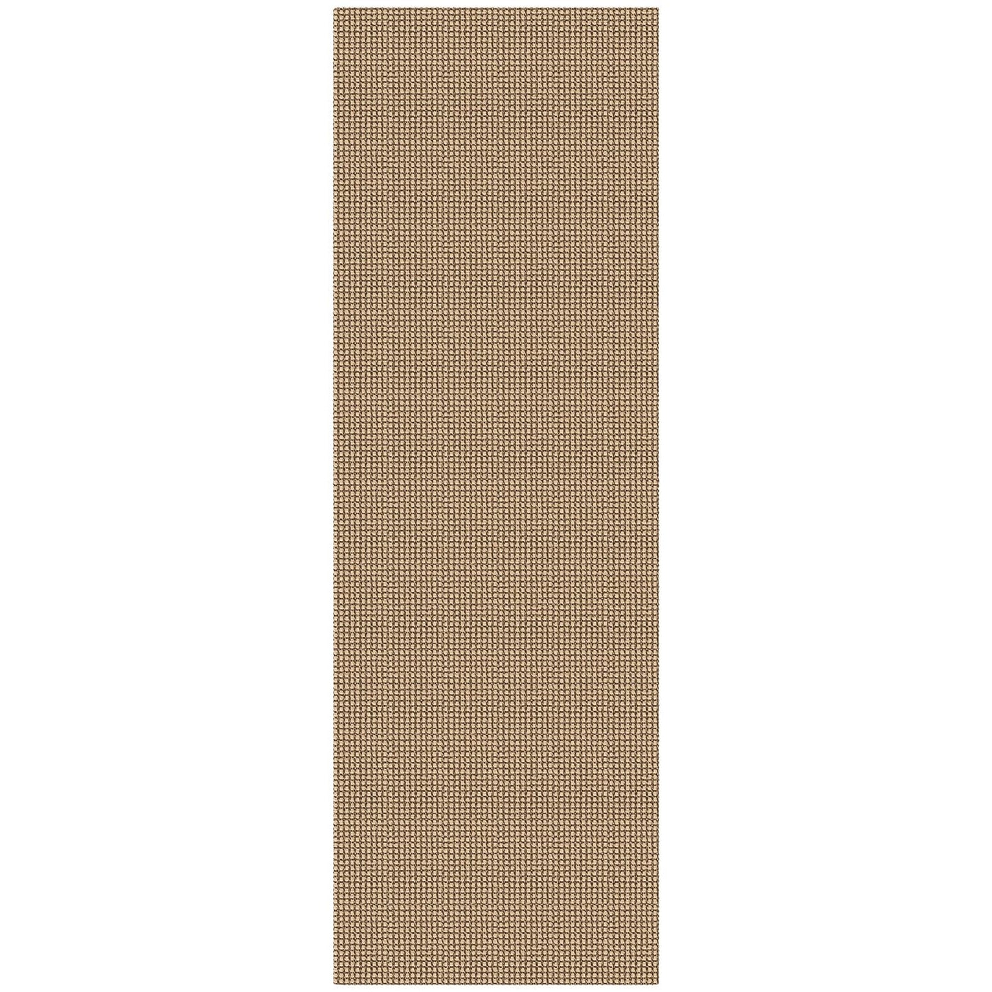 IOHOUZE Washable Runner Rug 2x6 Non Slip Rubber Backed Runners for Hallways Entryway Runner Indoor, Kitchen Rugs Woven Cotton Floor Carpet for Hall Entrance Bedroom, Orange/Tan/Brown