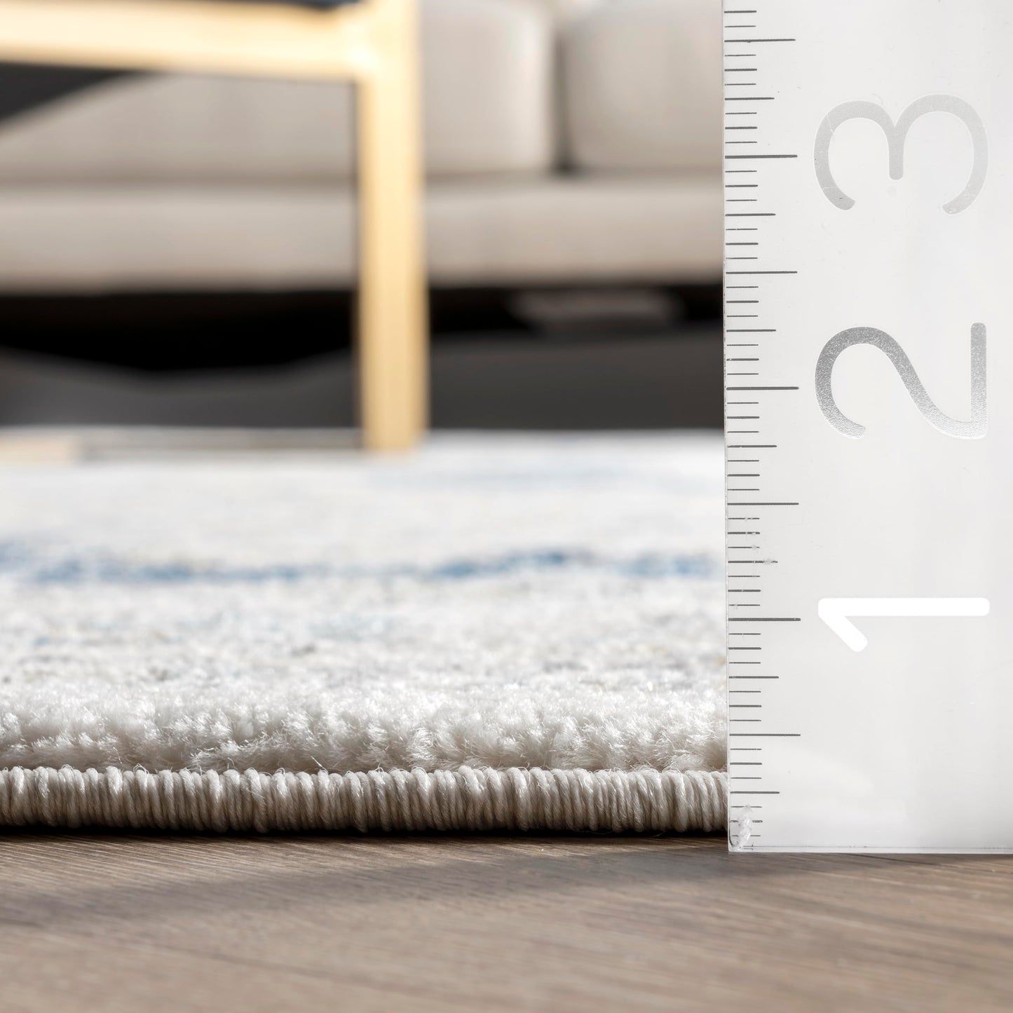 Nuloom Verona Blue/Off-White, 5' x 8' Oval, Vintage Medallion, Soft and Cozy, High Traffic, Stain Resistant, Easy Clean, Durable Area Rug for Bedroom, Living Room, Dining Space, Den, Foyer, Entryway
