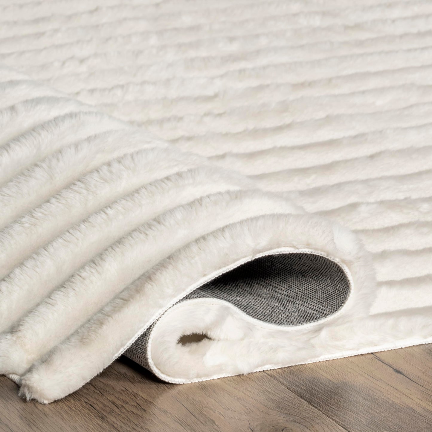 Nuloom SuperiorWash Collection Kai Off-White, 7'6" x 9'6", Fluffy and Cozy, High Traffic, Stain Resistant, Easy Clean, Durable Washable Area Rug for Bedroom, Living Room, Dining, Den, Foyer, Entryway