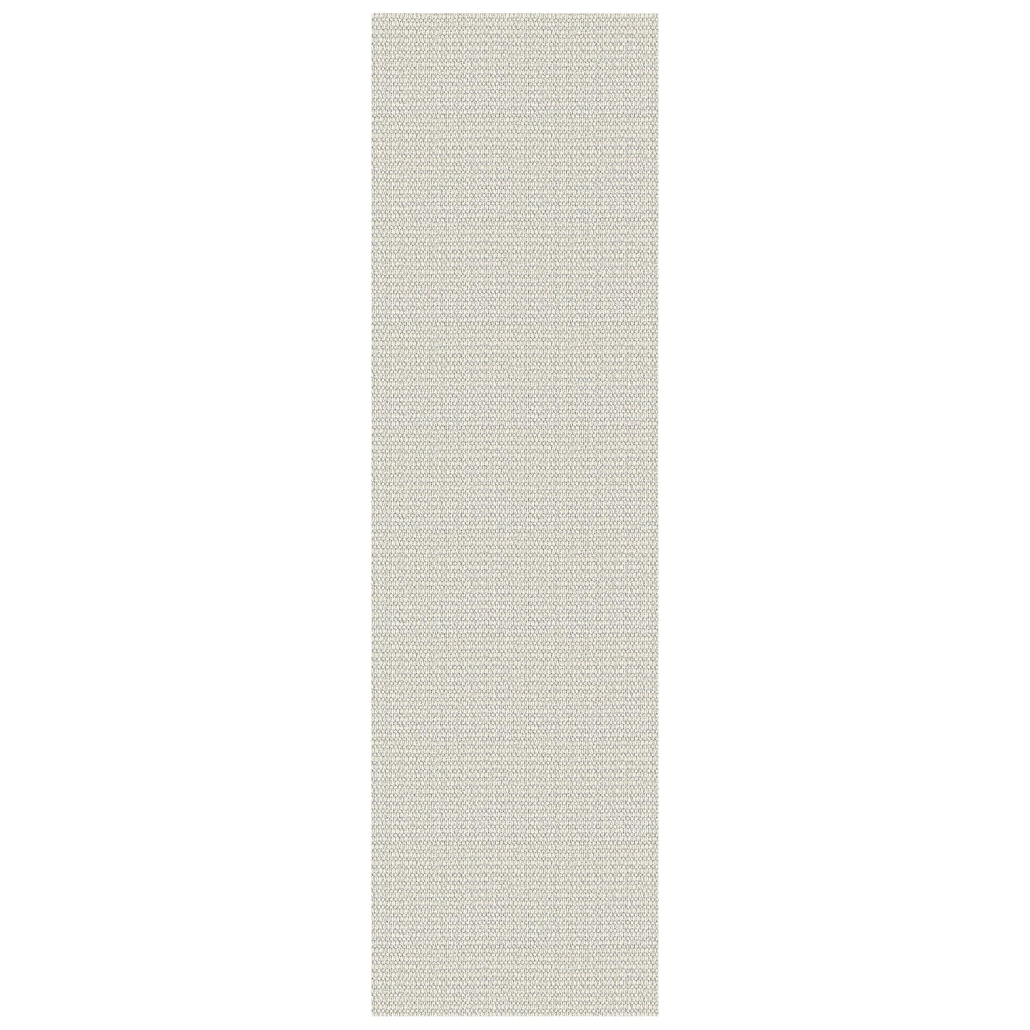 EARTHALL Woven Runner Rug 2x8 Ft Washable Runners for Hallways Cotton Rubber Backed Kitchen Runner Braided Indoor Floor Carpet Runners for Entryway, Hallway, Kitchen, Bedroom, Cream/Grayish
