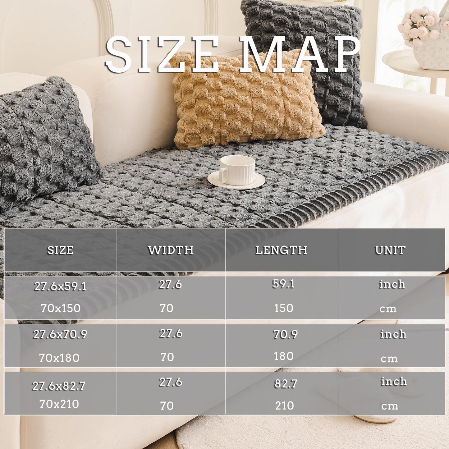 TGODGPY Pet Couch Cover for Dogs Washable Pet-Friendly Dog Sofa Protector for Furniture Boho Pets Mat for Couches and Sofas