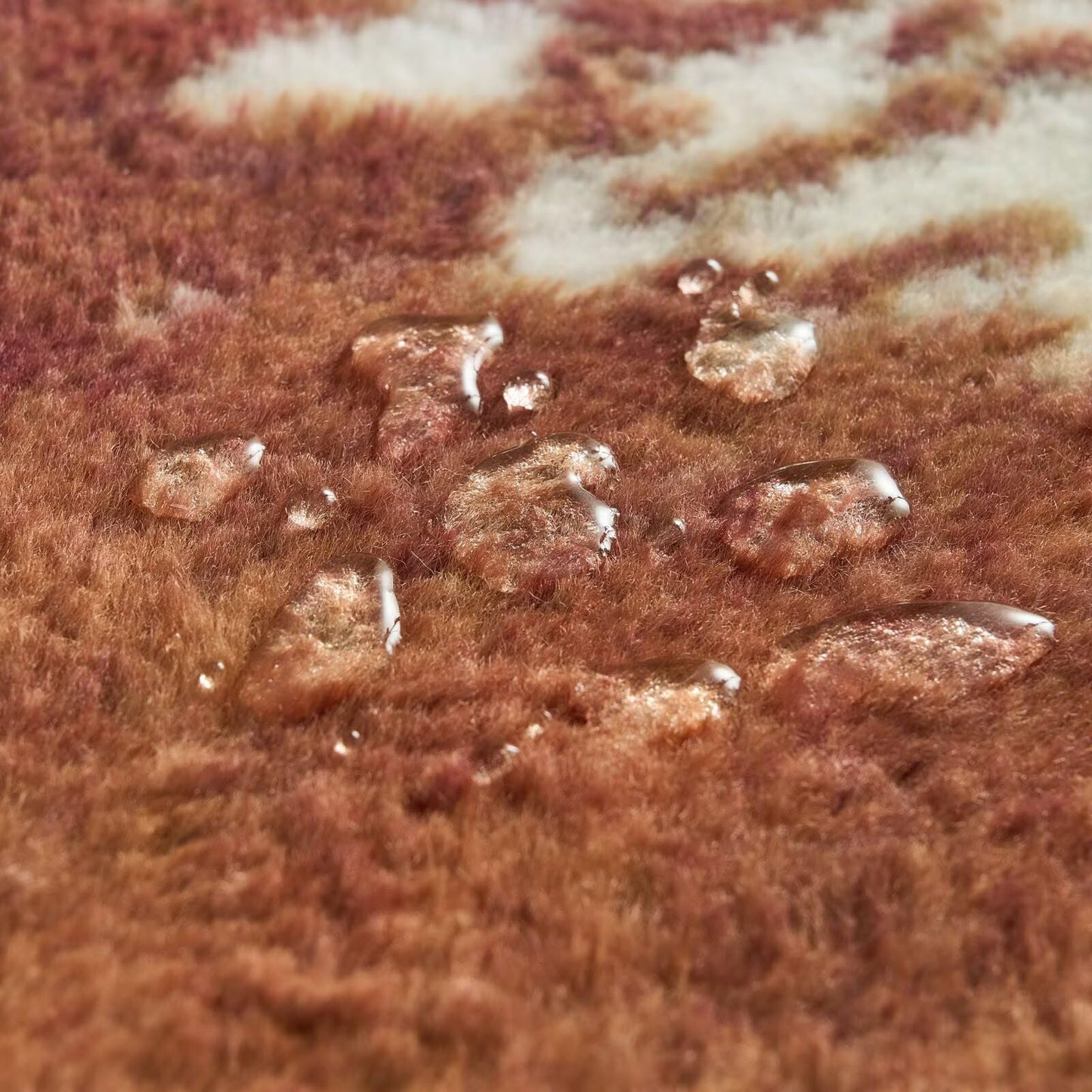 Brown Cowhide Rug,Large Carpet Non-Slip Luxury Faux Fur Cowhide Print Area Rug,Modern Style Animal Cow Print Skin Rugs Carpet for Living Room Bedroom -5.5 * 8FT(65 * 95inch)