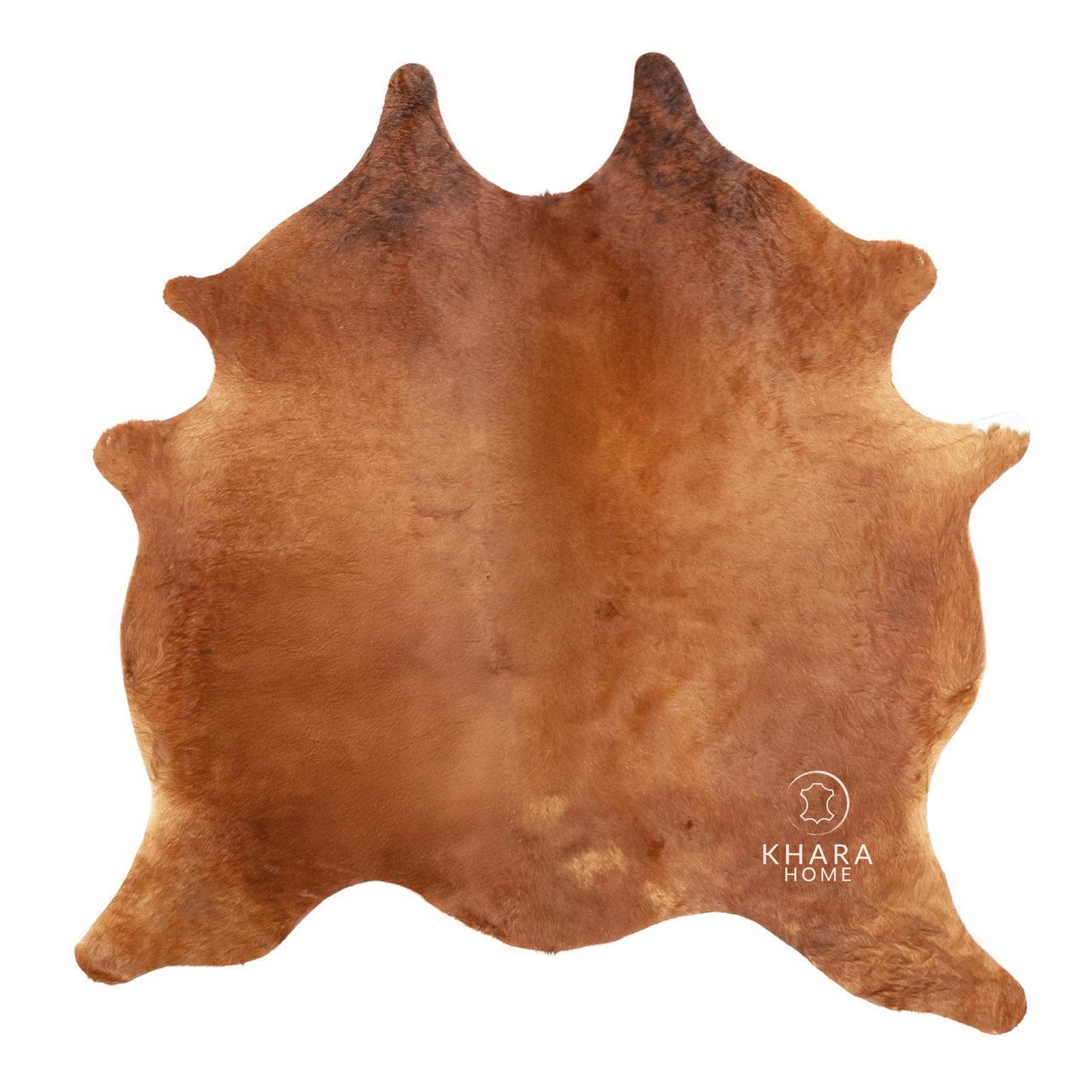 Khara Home Premium 100% Genuine Cowhide Rug Hand-Picked Leather Area Rug, Cozy, Unique, and Durable β from Argentina (Brown, 4x5)