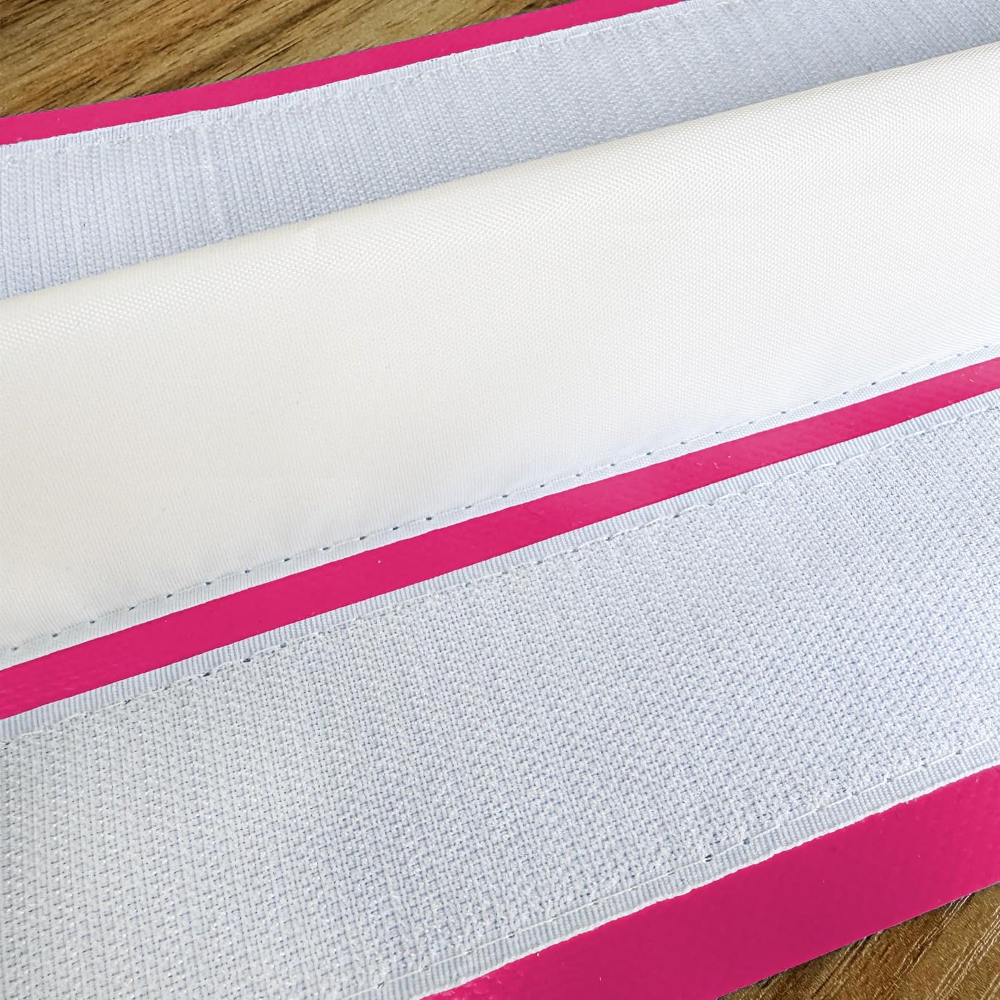 GLANT 3ft/6ft Air Mat Tumble Track Connector Tape for Inflatable Tumbling Gymnastic/Yoga/Camping White(NEW) (40) (Pink)