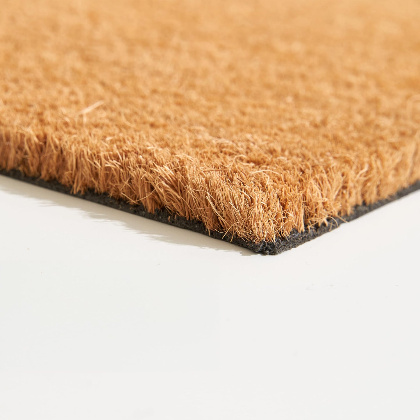 KANKUN Coco Coir Door Mat with Heavy Duty Backing, Welcome Doormat (17" x 30"), Doormat Entrance (Plain - 8Pack)