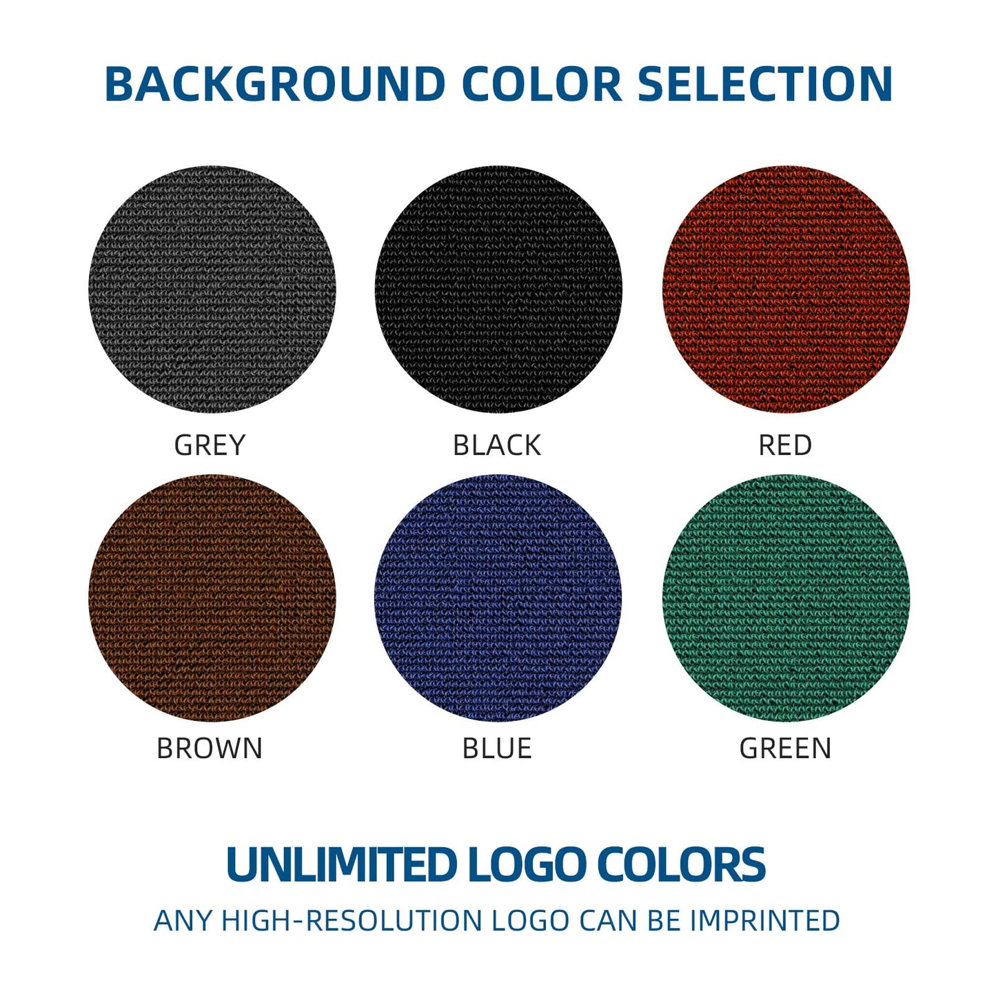 NCBUSWY Custom Commercial Carpet with Any Logo Text Size Color