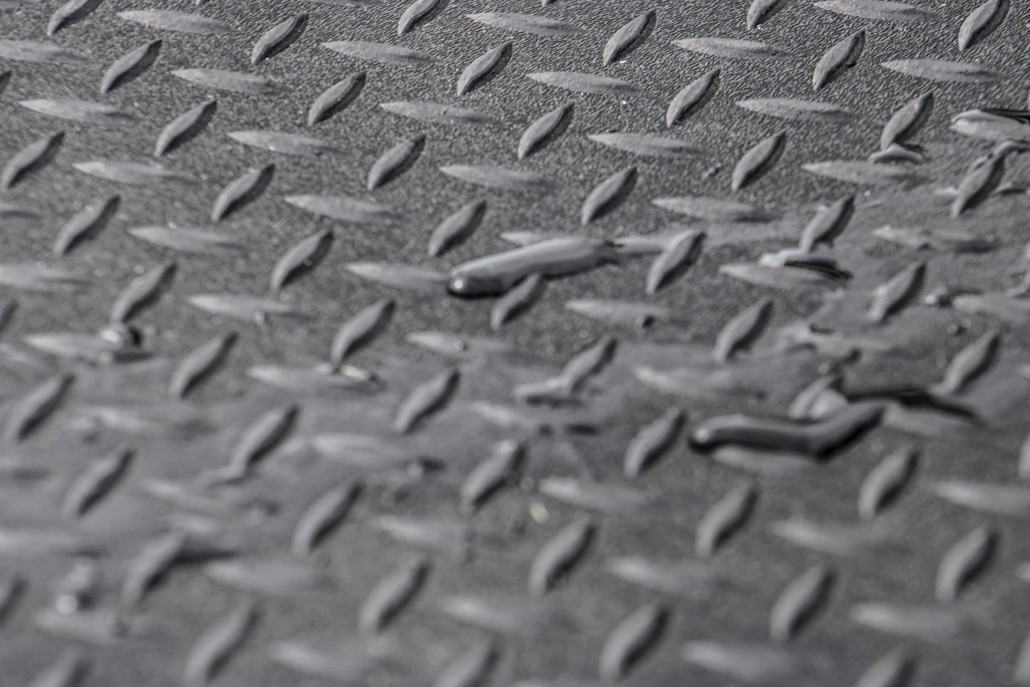 EnviroFlex VanDeck Universal Fit Cargo Van Floor Liners - 4mm x 60" W x 123" L Diamond Plate - Heavy Duty, Cut to Fit Rubber Floors, Protect Floors