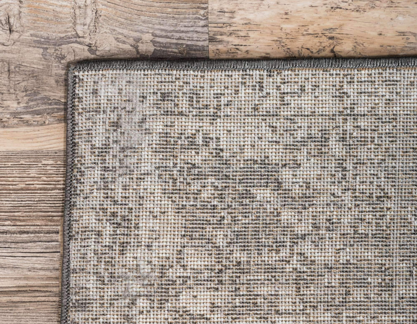 Unique Loom Sofia Collection Area Rug - Casino (2' x 13' 1" Runner, Dark Gray/ Ivory)