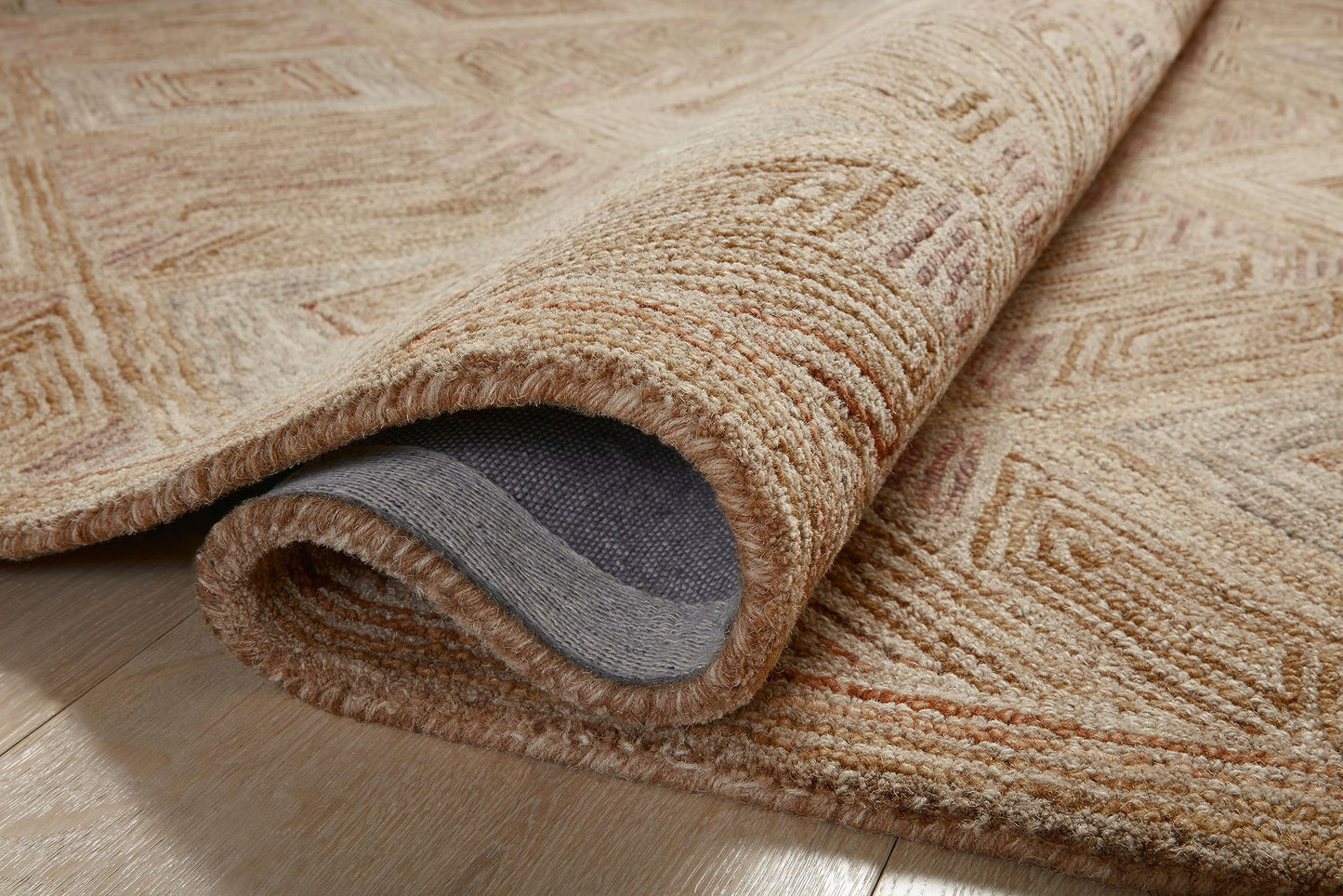 Loloi Varena Collection VAR-02 Berry/Multi 5'-0" x 7'-6" Area Rug