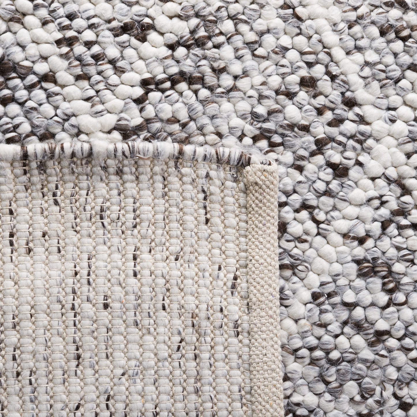 SAFAVIEH Natura Collection Area Rug - 6' x 9', Ivory & Stone, Handmade Moroccan Trellis Cotton, Ideal for High Traffic Areas in Living Room, Bedroom (NAT712A)