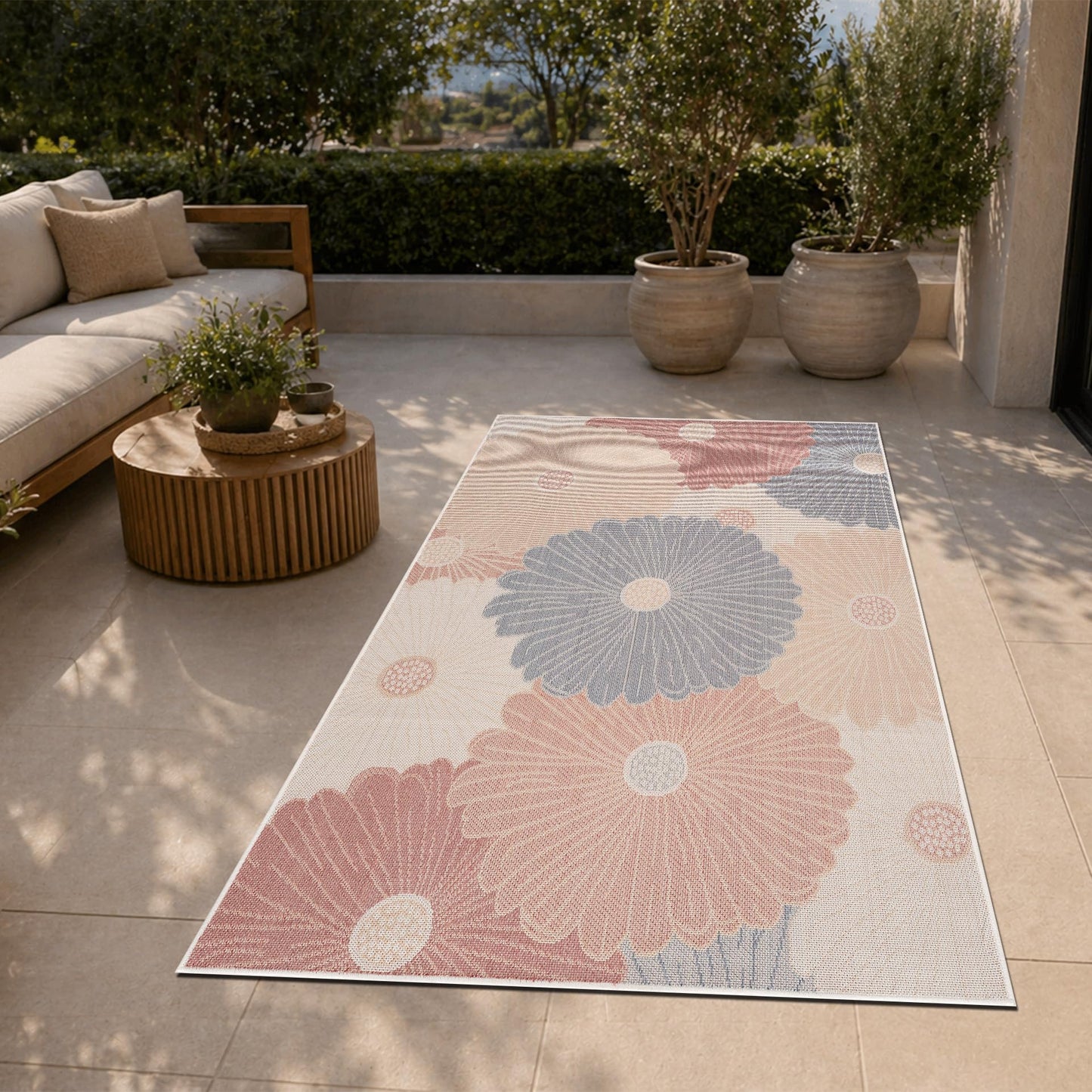 Loom&Crate 12x15 Outdoor Rug - Pet & Kid Friendly, Versatile for Patio, Deck, Backyard, Indoor & Outdoor Areas, Size: 12'x15'