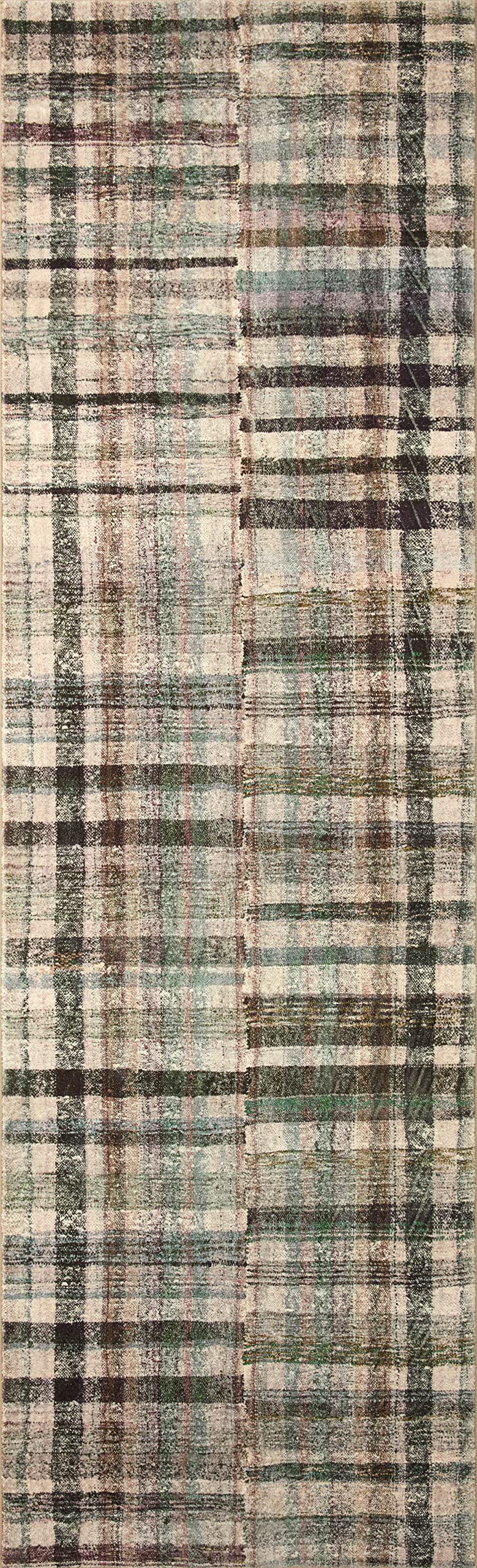 Loloi Chris Loves Julia Humphrey Collection HUM-03 Forest/Multi 7'-3'' x 9'-3'' .38" Pile Height, Area Rug feat. CloudPile
