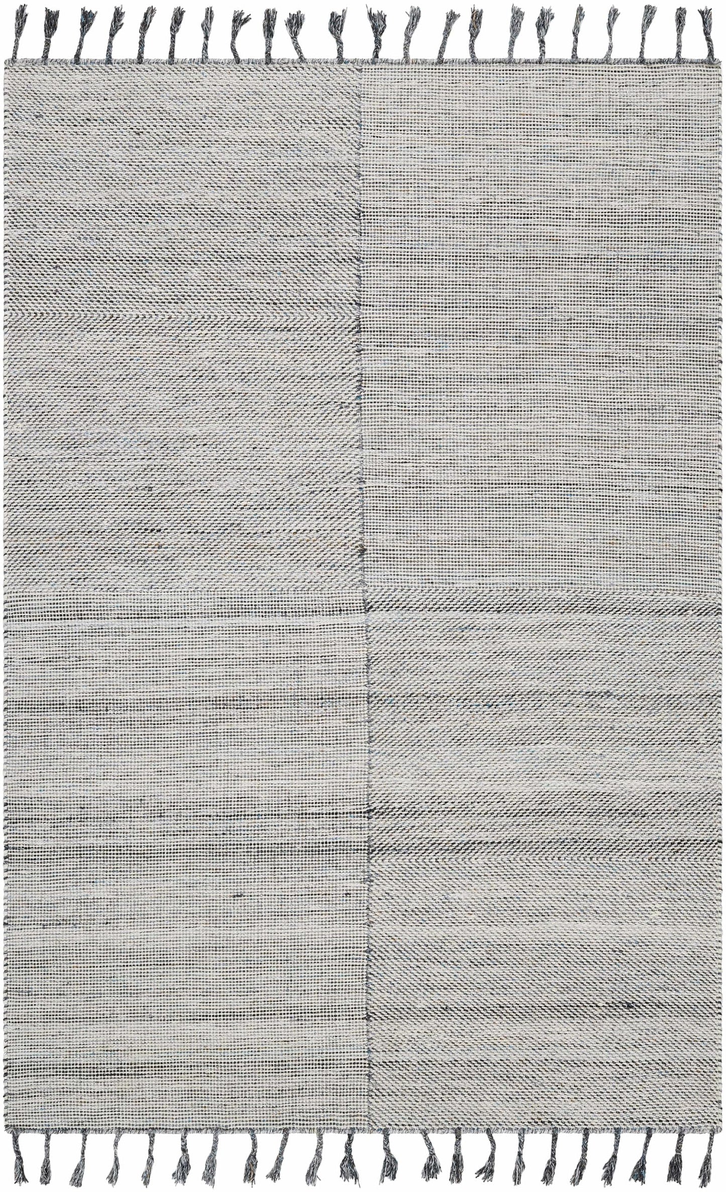 Hauteloom Cognac Recycled Material Living Room, Bedroom Area Rug - Plain Solid - Traditional Transitional Minimalist Modern Farmhouse - Beige, Ivory, Navy, Gray, Neutral - 5' x 7'6"