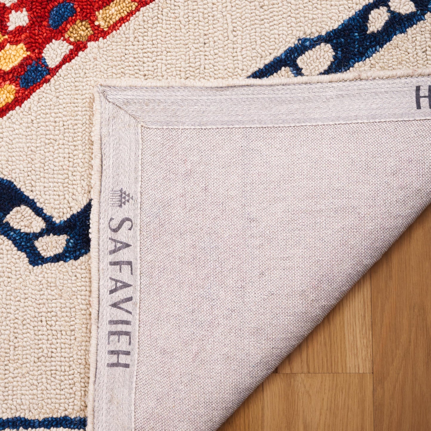 SAFAVIEH Aspen Collection Accent Rug - 2' x 3', Ivory & Multi, Handmade Moroccan Boho Tribal Wool, Ideal for High Traffic Areas in Entryway, Living Room, Bedroom (APN702A)