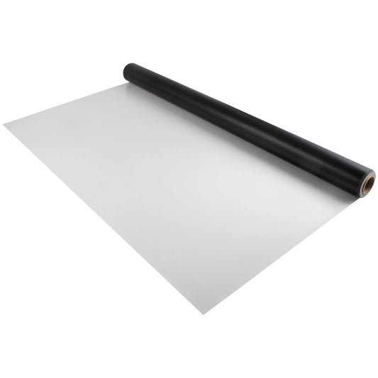VEVOR Dance Floor 6.6x23ft, Dance Floor Roll 0.06in Thick PVC Vinyl Dance Mat Black/White Reversible Portable Marley Dance Practice Floor, Non-Slip Dance Flooring for Ballet Jazz Pop Lyrical Style