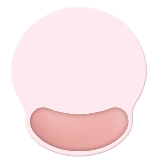 LONNAONE Wrist Rest Support Mouse Pad,Ergonomic Memory Foam Mouse Mat 9x10in Non-Slip Rubber Base Pain Relief Mousepad for Computer, Laptop(Loverly Pink Foam)