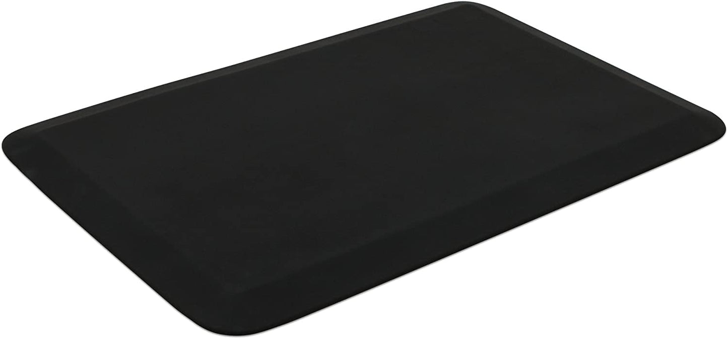 NewLife by GelPro Professional Grade Anti-Fatigue Kitchen & Office Comfort Bio-Foam Mat with Non-Slip Bottom for Health & Wellness, 20x32, Midnight
