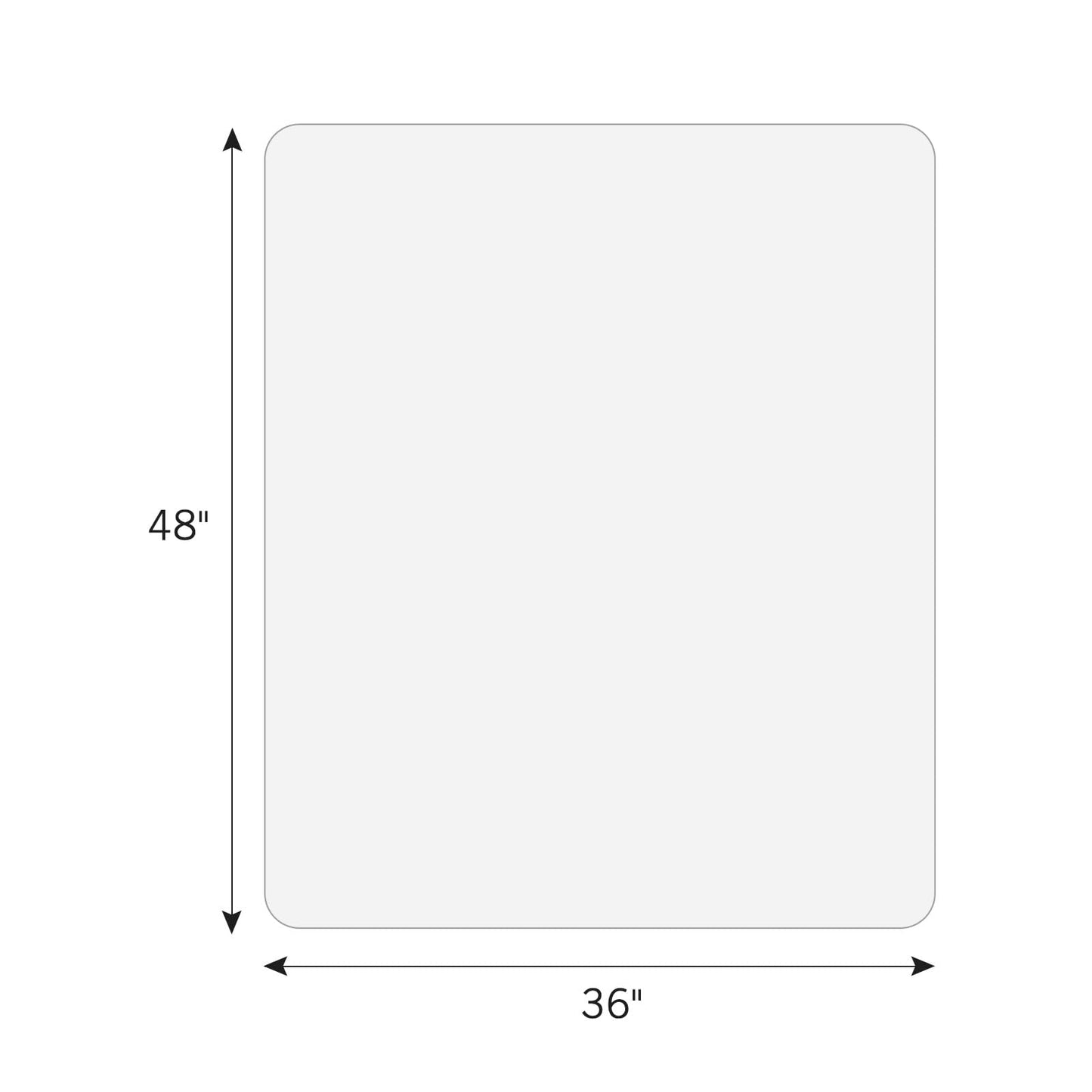 ZPAI 3x4ft Clear PVC Floor Mat, 2mm Thick Waterproof Protective Mat for Hard Floors, Under Refrigerator, Pet Bowls, or Appliances – Cuttable, Easy to Clean