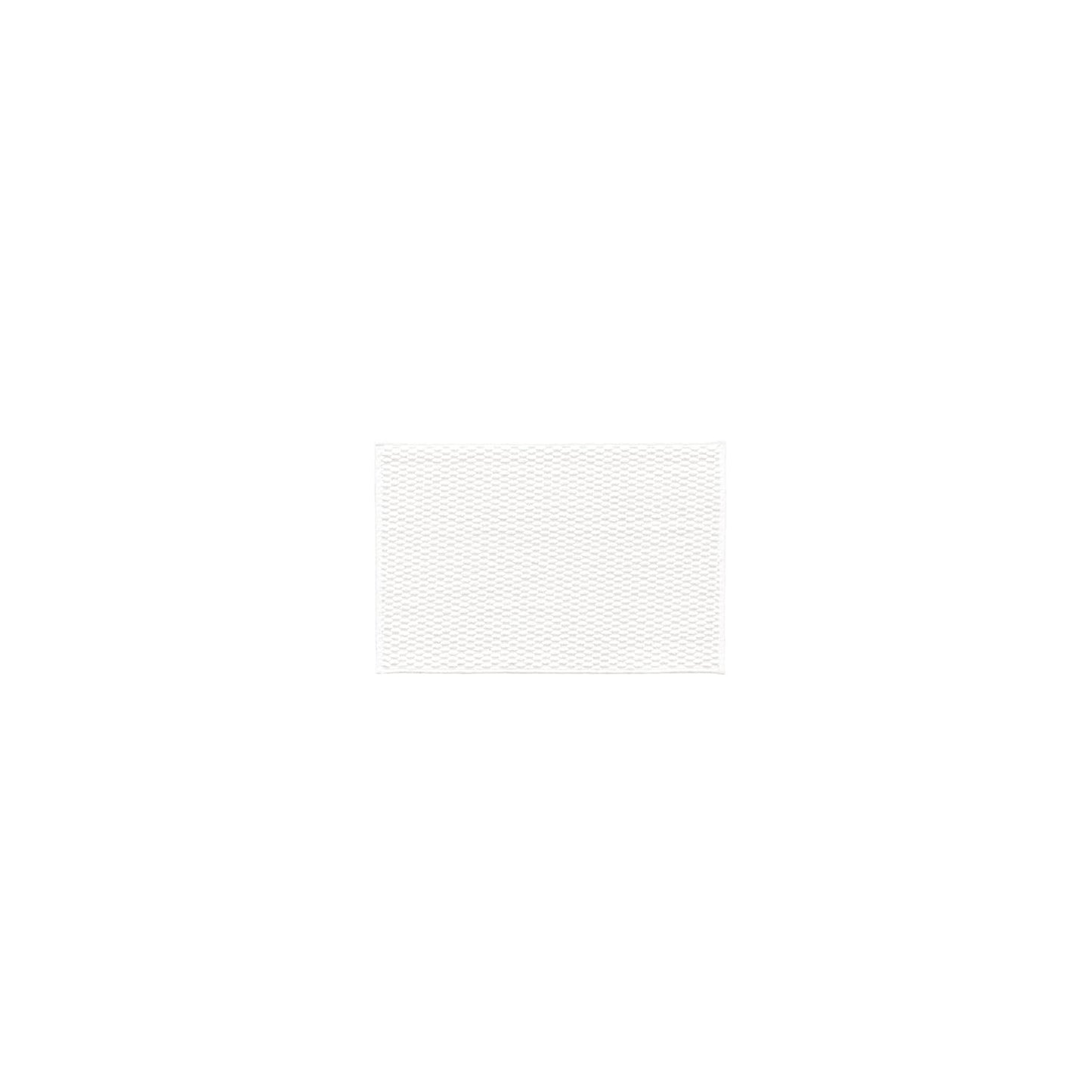 TYUU Bathroom Rugs Non Slip Washable, Super Absorbent Thin Bath Mat Small Quick Dry Low Pile Bathroom Rug, White 16"x24" / 1'4" x 2'