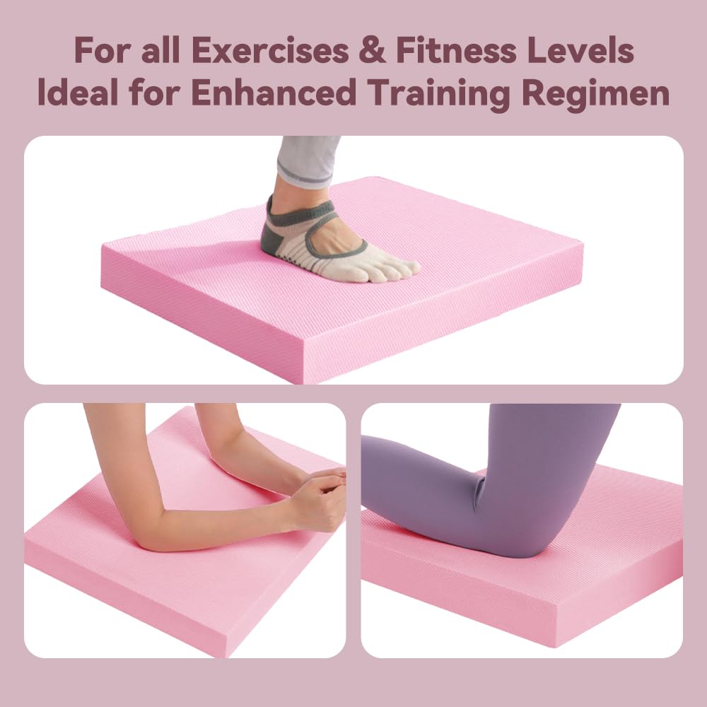 Pulgati Large Thick Balance Pad Non-Slip Stability Trainer Yoga & Pilates