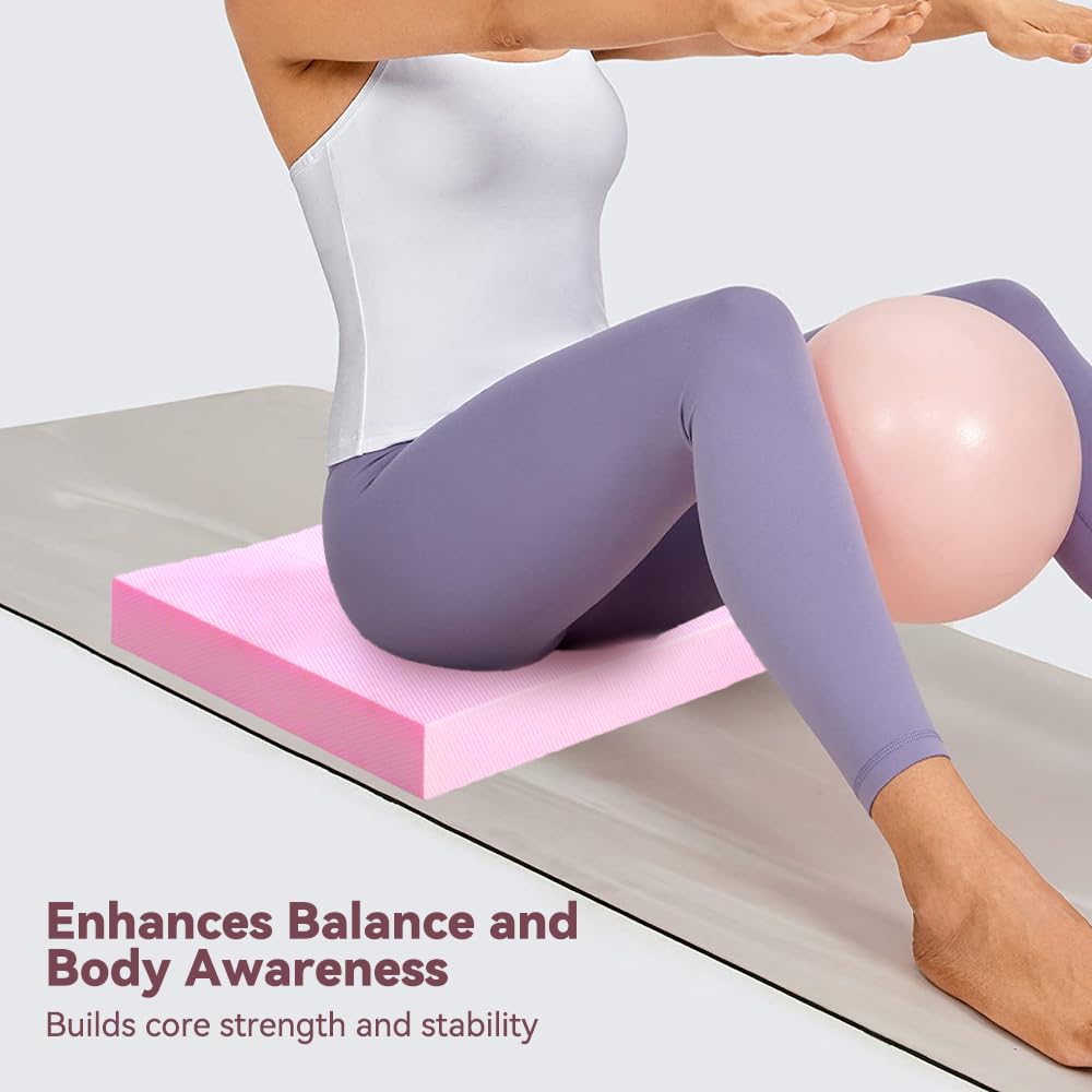 Pulgati Large Thick Balance Pad Non-Slip Stability Trainer Yoga & Pilates