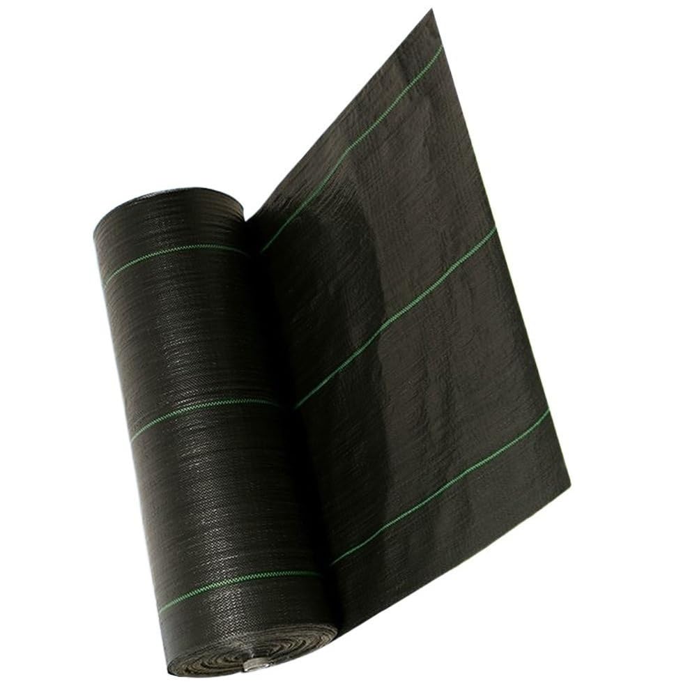 WAMVZYX Black Greenhouse Sunshade Fabric Floor Cloth, Garden Special Weed Control Cloth Outdoor Fabric 1pc(1x1m)