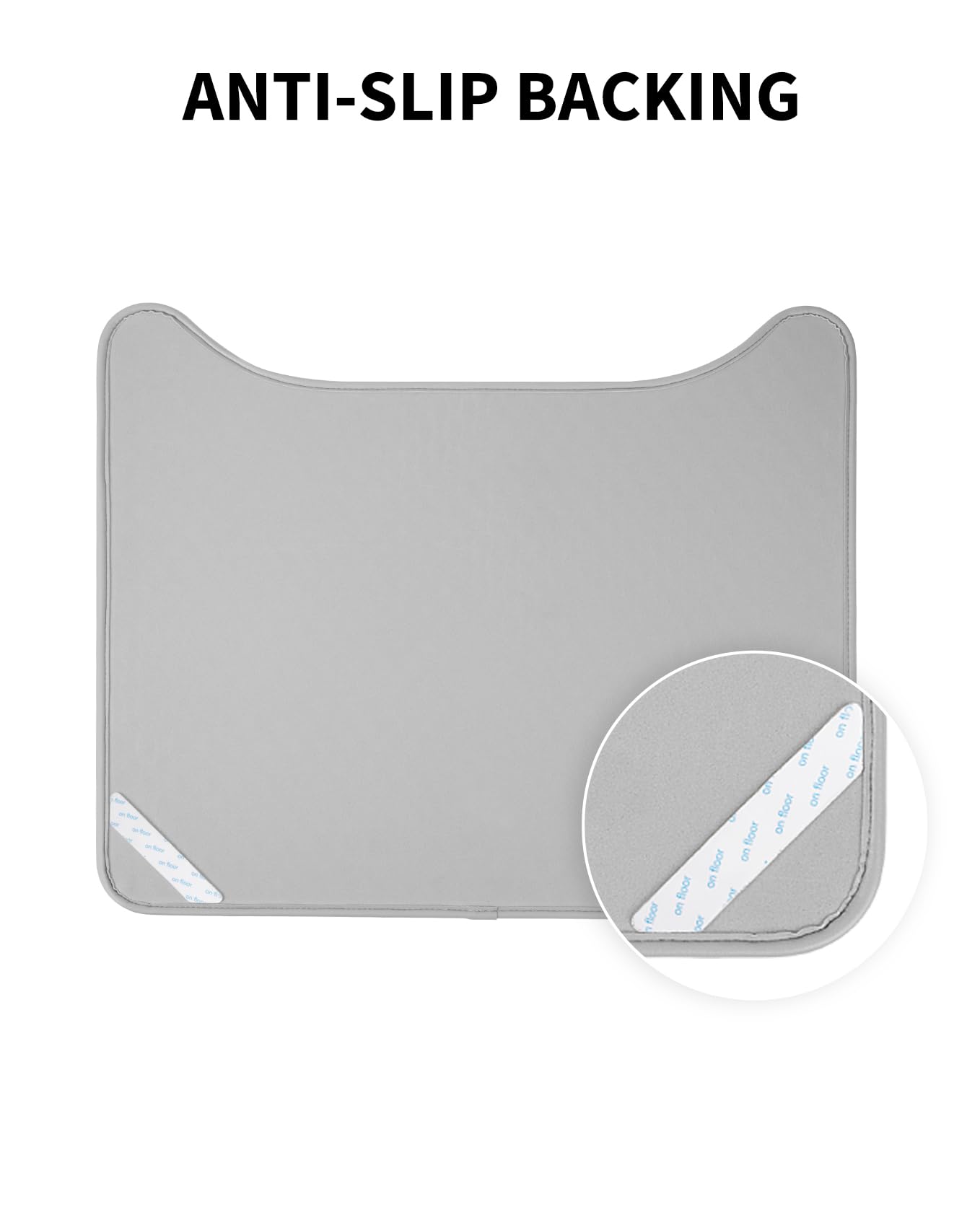 PETKIT Replaced Cat Litter Box Mat for PUROBOT Ultra/PUROBOT MAX PRO/PURAMAX 2 Automatic Cat Litter Box, Waterproof Anti-Slip Sensor Pad (Gray)