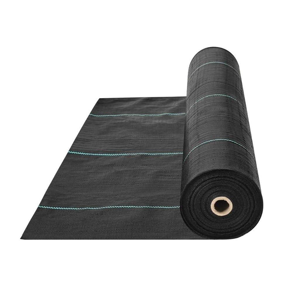 WAMVZYX Black Greenhouse Sunshade Fabric Floor Cloth, Garden Special Weed Control Cloth Outdoor Fabric 1pc(1x1m)
