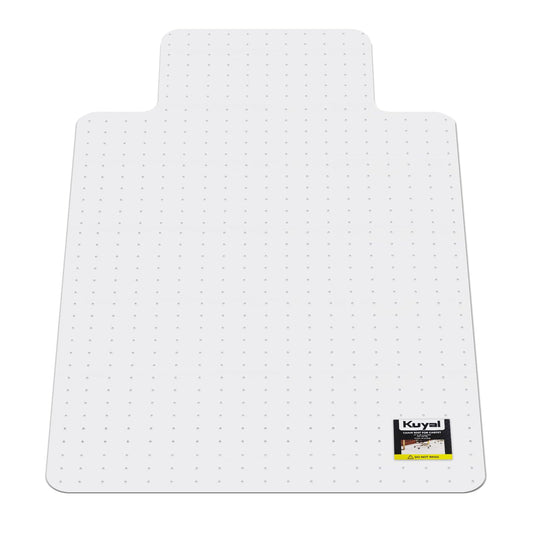 Kuyal Office Chair Mat for Carpet, 36x48 Clear Heavy Duty Computer Chair Mat with Lip, Under Desk Protector Carpeted Floors Mat, Easy Chair Movement,Ship Flat