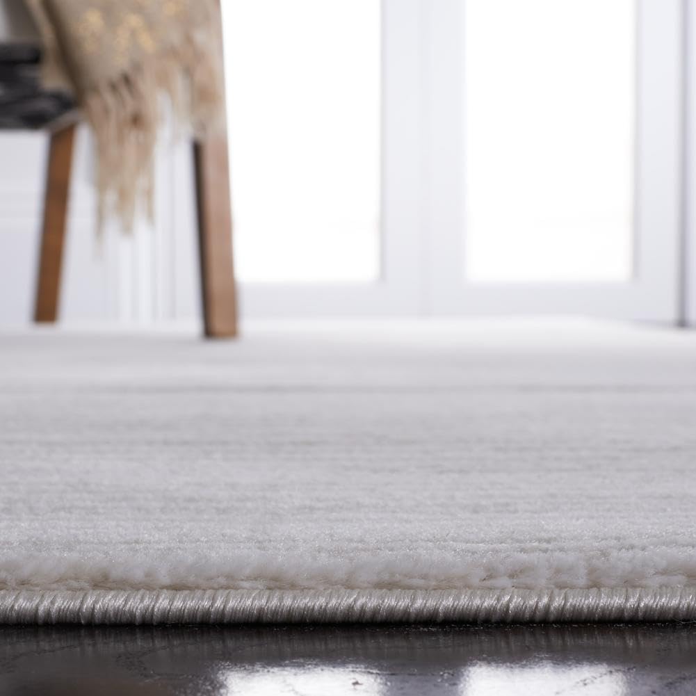 SAFAVIEH Vision Collection Square Rug - 10' Square, Ivory Grey, Modern Ombre Design, Non-Shedding & Easy to Clean, Ideal for Living Room, Bedroom, Dining Space (VSN606K)