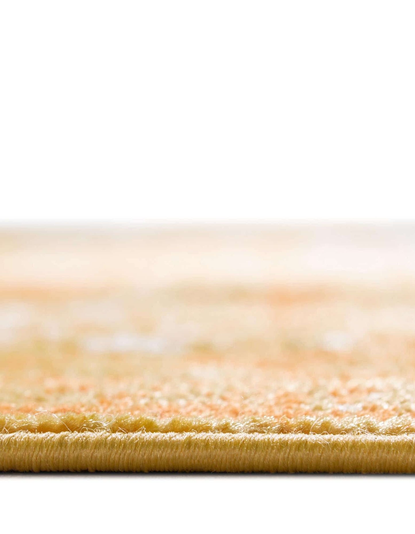 Unique Loom Sofia Collection Area Rug - Salle Garnier (5' 3" Round, Orange/ Yellow)