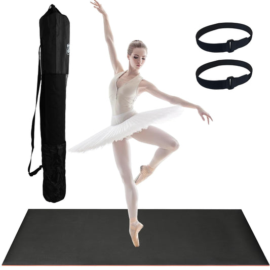 Portable Dance Floor Mat - Marley Dance Floor, 4.5mm Thick Non-Slip PVC Dance Flooring for Ballet and All Dance Styles – Perfect for Home, Studio, and Events