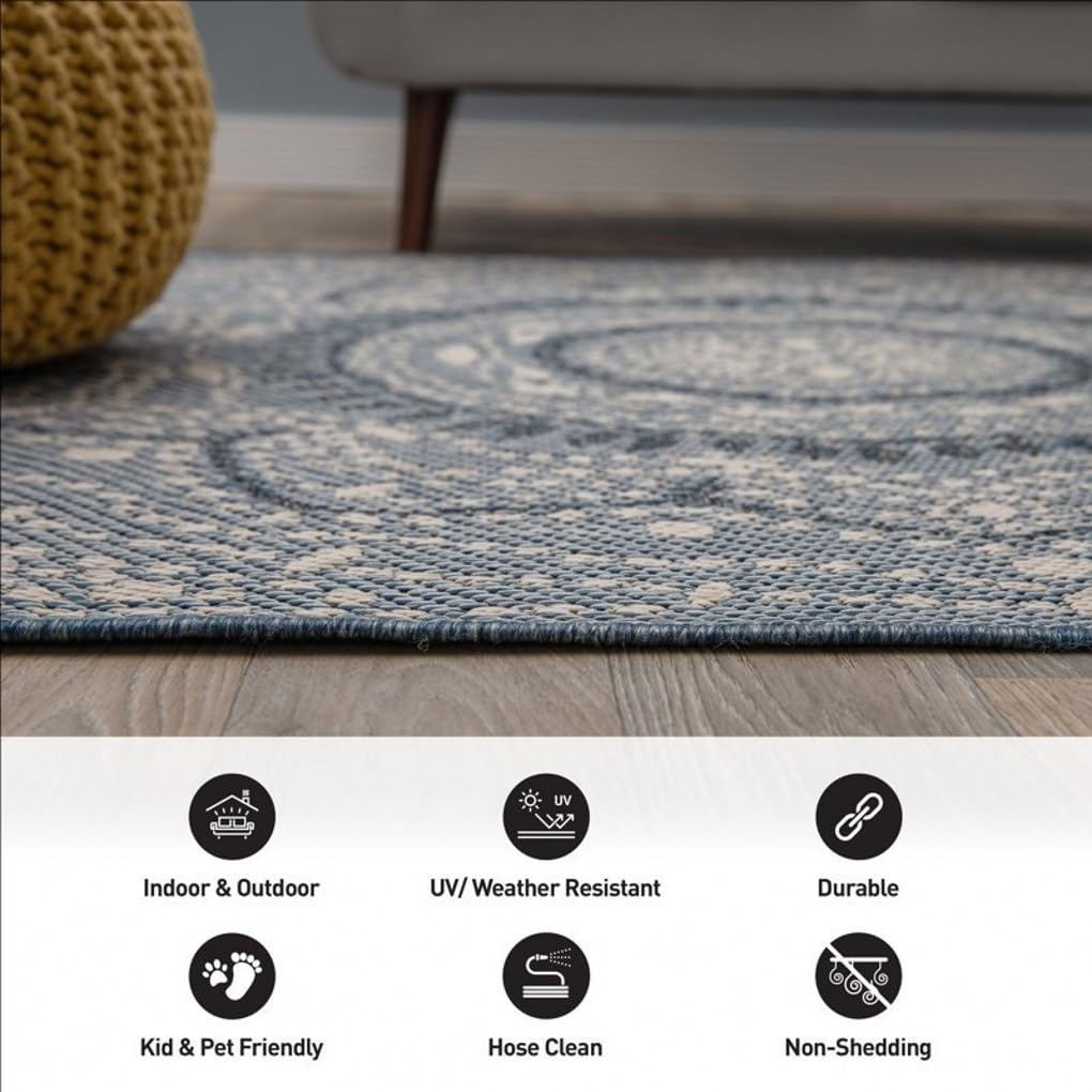 Fresh Vibrant Light Grey Stone Texture Outdoor Area Rug 2x3 for Balcony Garden Porch Patio Machine Washable No Slip Durable Large Carpet in Front Yard Backyard Veranda Natural Unique Aesthetic Rugs