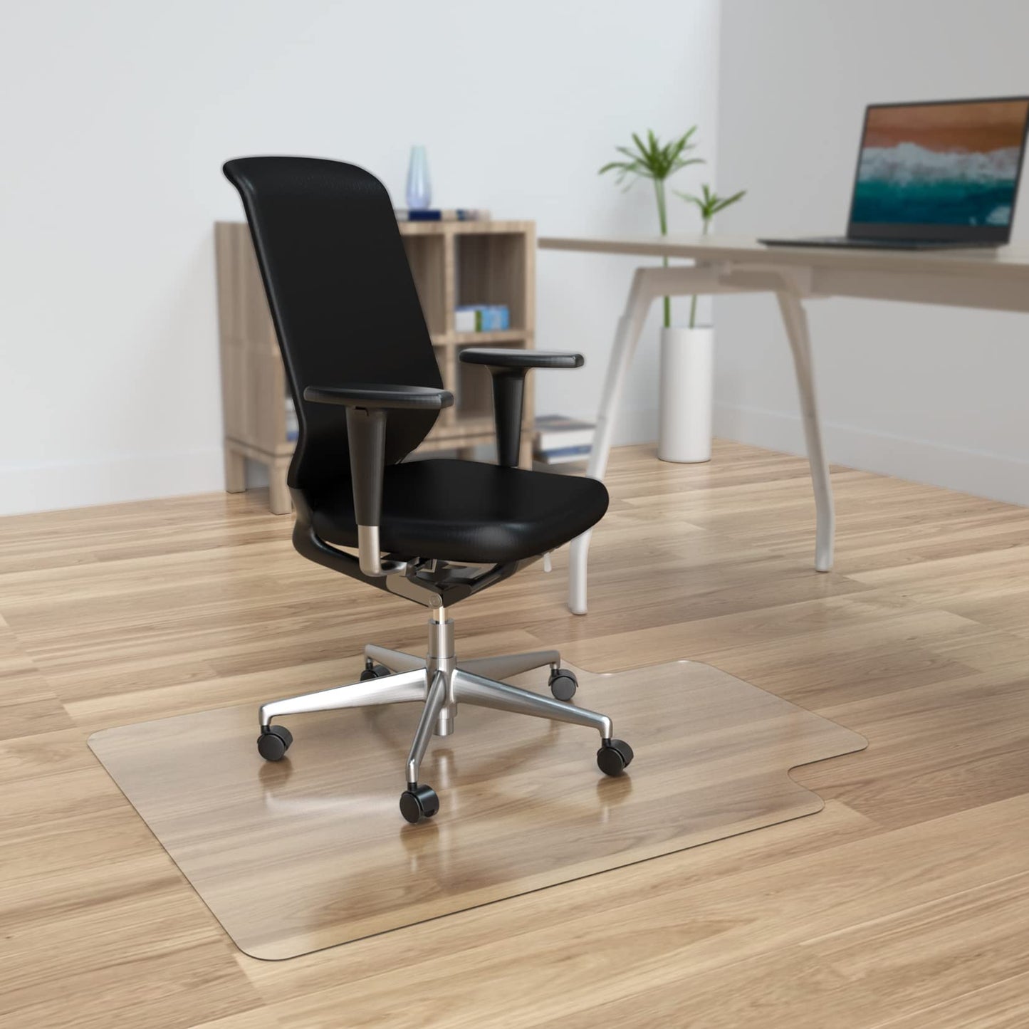 Amyracel Chair Mat for Hardwood Floor, 36” x 48” Computer Desk Chair Mat, Easy Glide Office Floor Protector Mat for Home Office