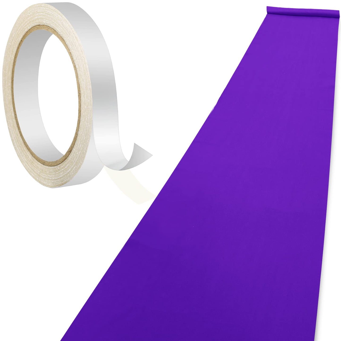 Shappy Purple Carpet Runner Rug for Party 55gsm Purple Runner for Prom Events Thickness with Carpet Tape Hallway Rug for Graduate Wedding Party Dance Floor Outdoor Accessories(2.6 x 60 Feet)