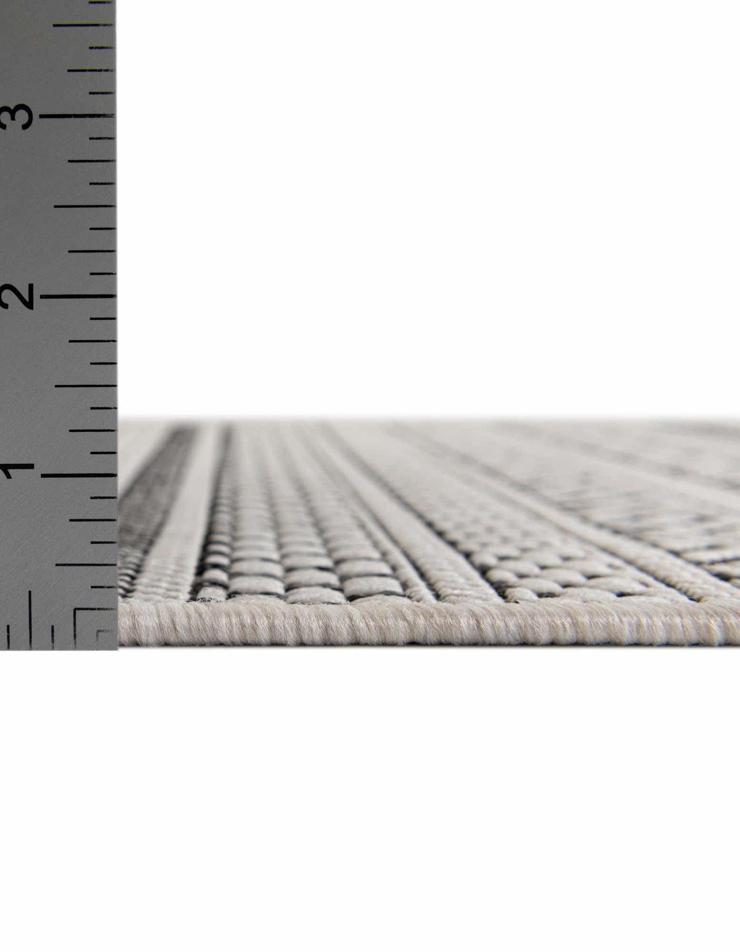 Unique Loom Outdoor Striped Collection Area Rug - Maia (10' x 13' 1" Rectangle, Beige/Ivory)