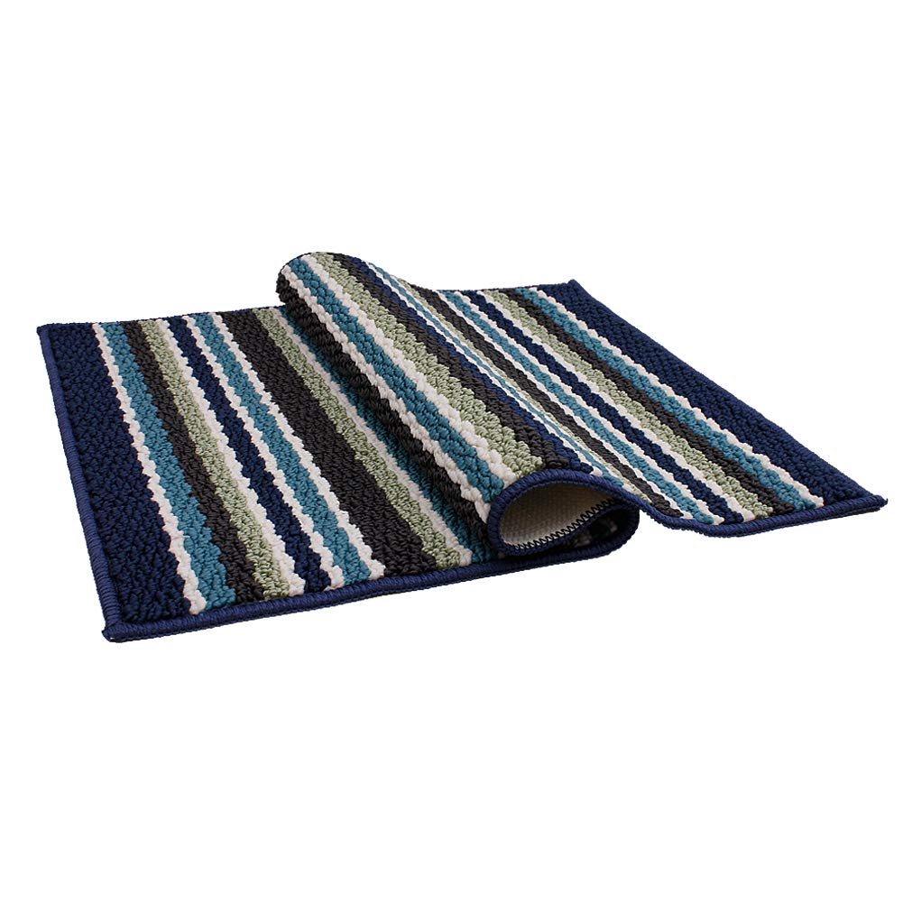 Indoor Doormat Absorbs Water 20''X30'' Non Slip Door Mat for Front Door Inside Mat, Low-Profile Mat Entrance Rug Machine Washable Carpet Doormat for Entry (20''X30'', C)
