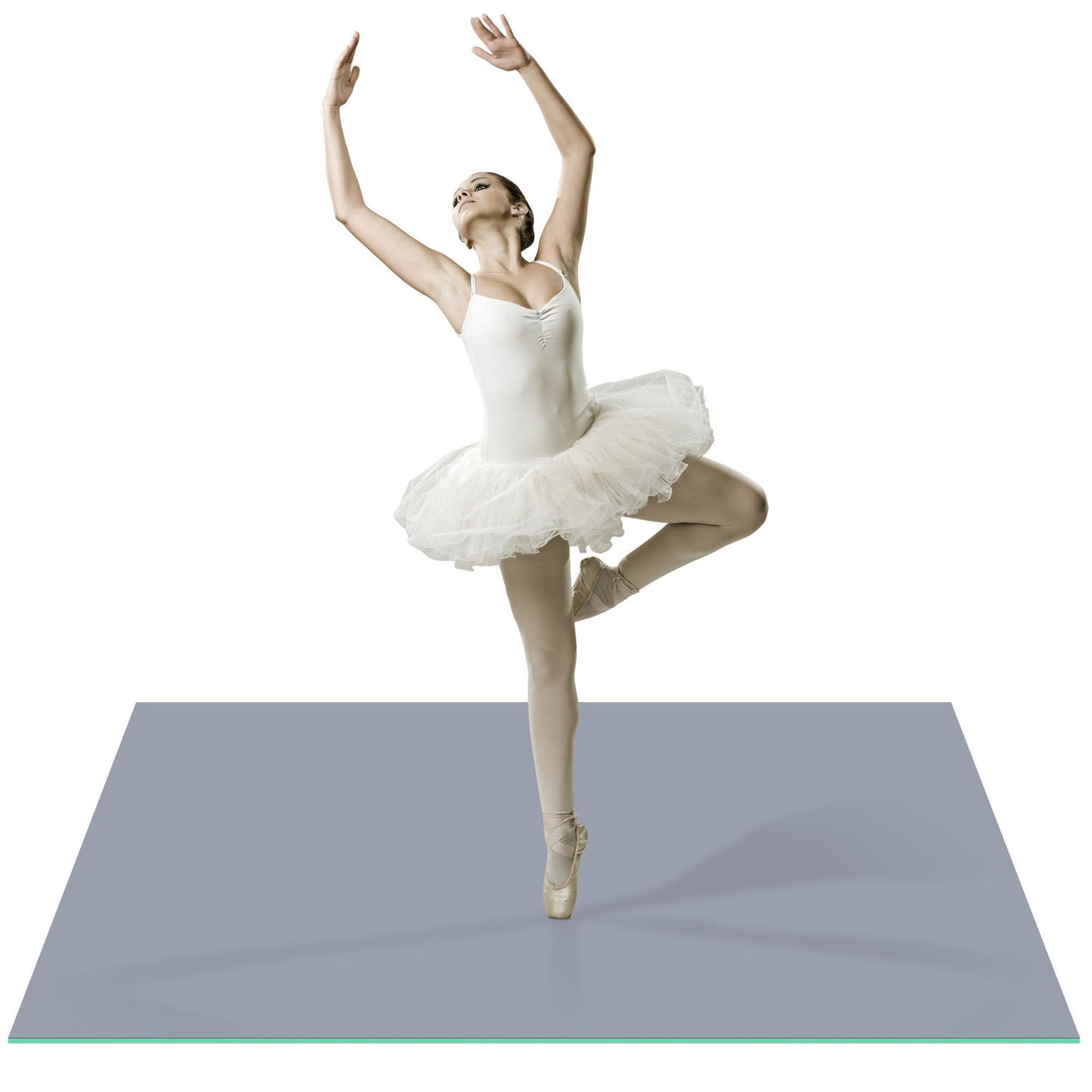 BALAPET Dance Floor Ballet Dance Floor Heavy-Duty 5MM Thick PVC Practice Floor for Ballet, Tap, Jazz, and Pop Portable and Non-Slip Dance Flooring for Adults and Kids(71x36×0.14in)