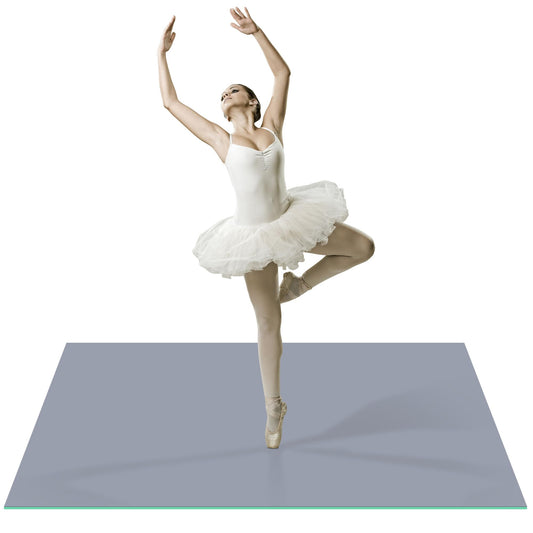 BALAPET Dance Floor Ballet Dance Floor Heavy-Duty 5MM Thick PVC Practice Floor for Ballet, Tap, Jazz, and Pop Portable and Non-Slip Dance Flooring for Adults and Kids(71x36×0.14in)