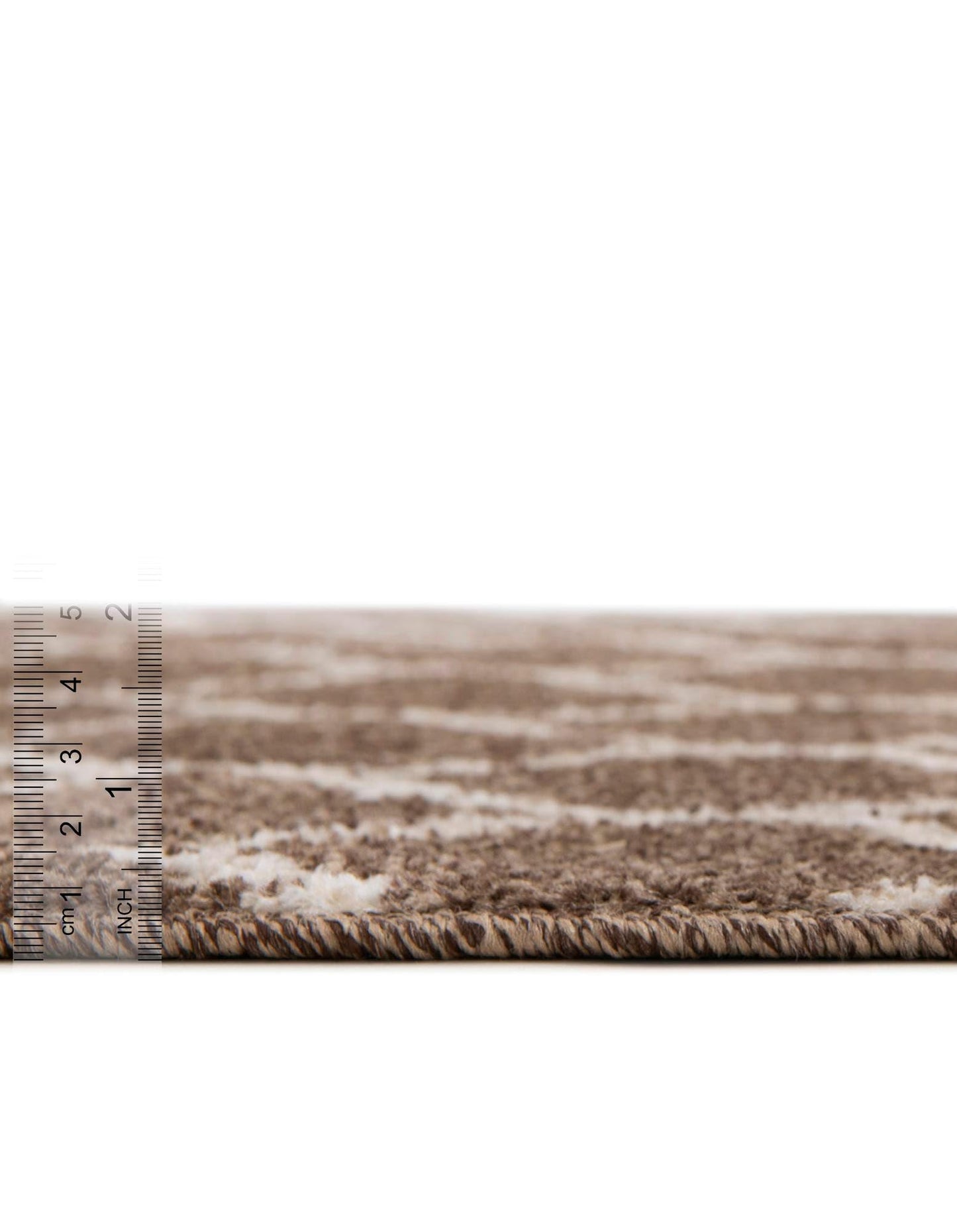 Rugs.com Lattice Collection Rug – 5' x 8' Brown Medium Rug Perfect for Bedrooms, Dining Rooms, Living Rooms