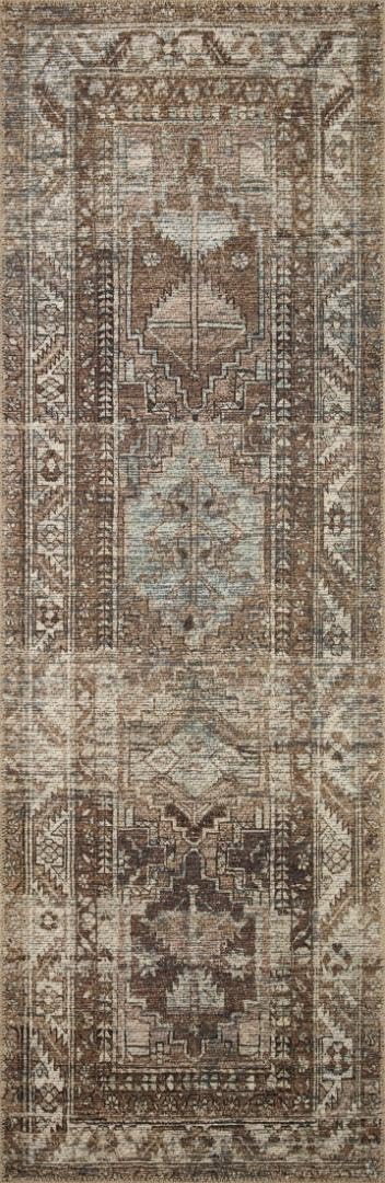 Loloi Amber Lewis Billie Collection, Clay & Sage 10'-0" x 14'-0" Area Rug – Antique & Distressed Accent Rugs for Living Room, Bedroom, Entryway & Hallway, No Shed High Traffic Area Home Decor Rug