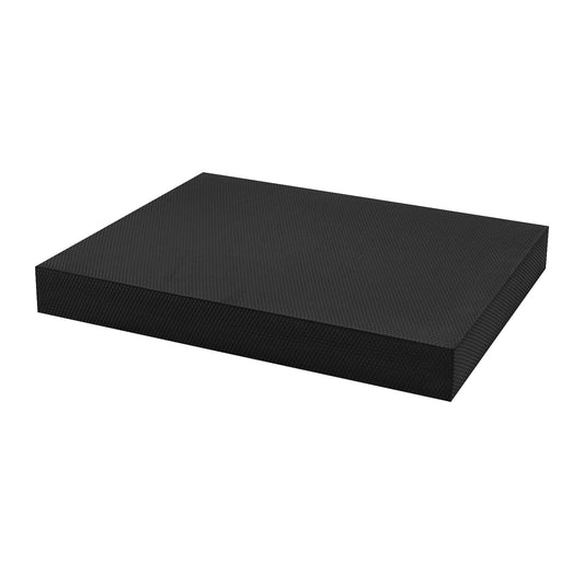 Exercise Balance Pad 19.7" x 15.7" x 2.4"，High-Density Balance Foam Mat for Physical Therapy Equipment & Strength Stability Training, Slip Resistant TPE Mat for Yoga, Pilates, Meditation,Chair Cushion(Black)