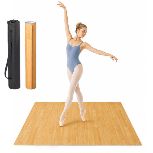 Rocalt Marley Dance Floor 6 ft x 4 ft, Portable PVC Dance Mat