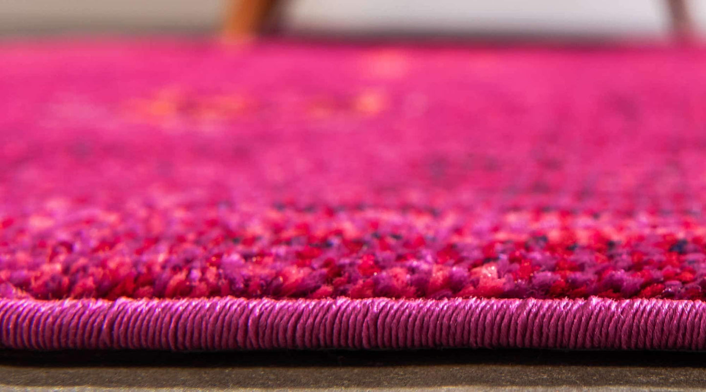 Unique Loom Medici Collection Vintage Botanical Traditional Red Runner Rug (2' 2 x 6' 7)