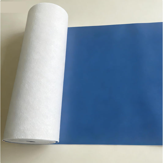 Floor Protection Film, 35.4" x 110' (320 Sq Ft) Non-Adhesive Heavy Duty Floor Protector Mat, Waterproof, Anti-Slip, Scratch & Paint Resistant for Hardwood, Tile, Marble, Construction, Renovation